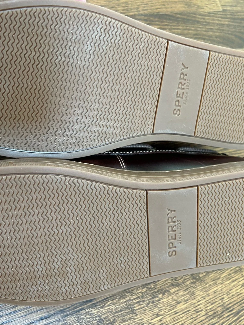 NEW Sperry Men’s Amaretto Brown Leather loafer Como Boat Shoes Sz 11